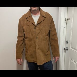 JCrew Mens Leather Suede Jacket Size Large